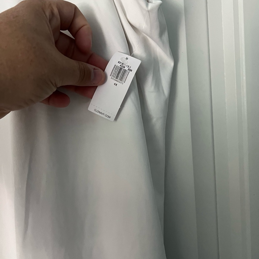 Old navy white athletic dress size 4X NEVER WORN! - Picture 3 of 3